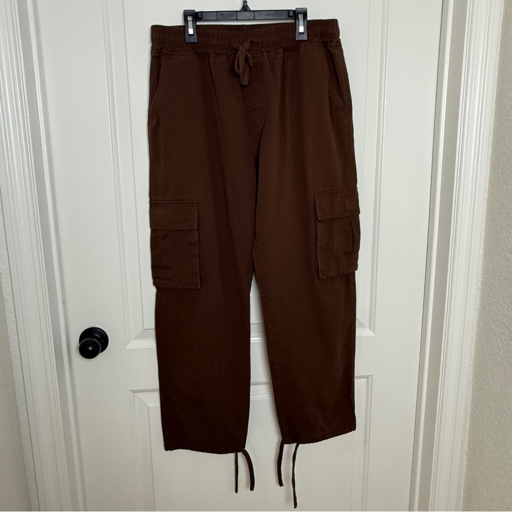 Women’s Brown Cargo Pants large Baggy